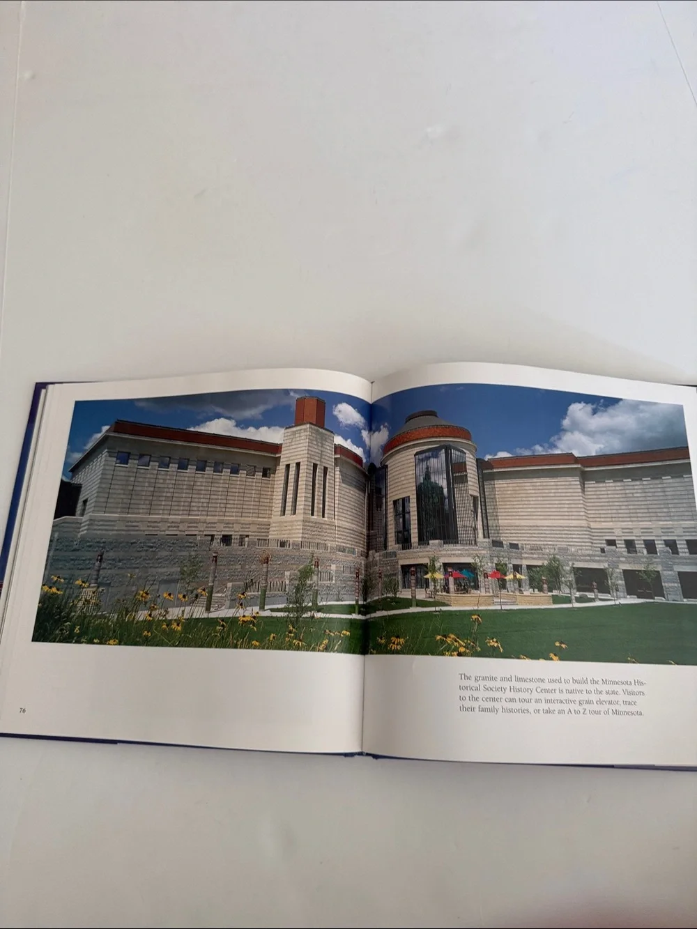 Minneapolis and St. Paul Hardcover City Photo Book - Blue & Gold Cover